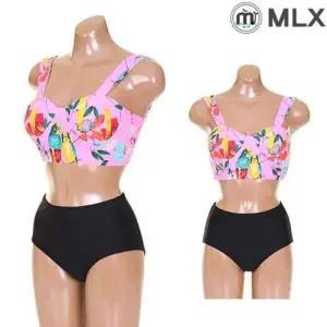 [콩심팥심]BS 엠엘엑스_여성 커플룩 하이웨스트 비키니 비키니 워터파크 여름