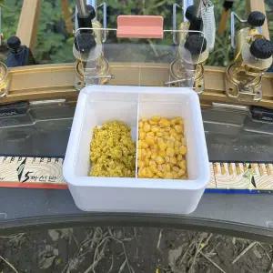 투인원 떡밥그릇 민물 낚시 떡밥통 미끼 밑밥 통 그릇 붕어 중층