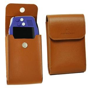 호환 운반 케이스 PU 가죽 충격 방지 휴대용 보관 가방 Anbernic RG34XX 레트로 게임 콘솔용 끈 방수 핸드