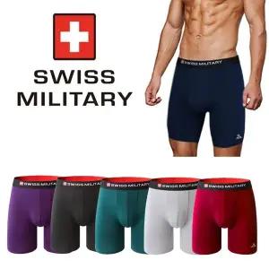 스위스밀리터리 남자팬티 롱 드로즈 6종 속옷세트