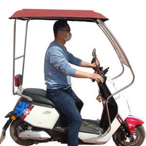 전기 스쿠터 캐노피 삼륜차 지붕 배터리 수납형 그늘막 캐디 전동스쿠터 차양막 일체형 천막