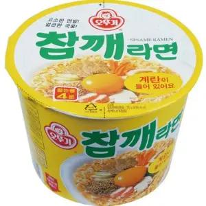 참깨라면 큰컵 110gx12개 BOX 오뚜기