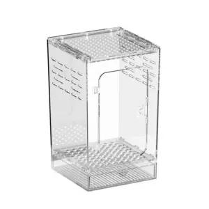 안깨지는 폴리카보네이트 테라리움 도마뱀 사육장 파충류 하우스 20x20x30cm