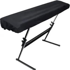 키보드 더스트 커버 디지털 피아노 방진 덮개 - 대부분의 76/88 건반 전자/디지털 피아노에 맞는 신축성