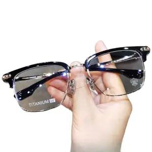 원거리 근거리 이중용도 안경 노인 독서안경 다초점 블루레이 자동조절 원