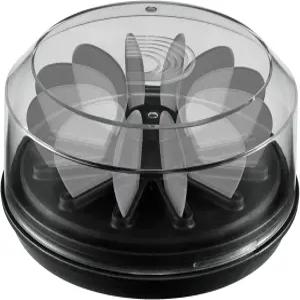 다다시오 기타 픽 홀더 360 최대 12개의 케이스 클리어 뚜껑 뮤지션을 위한 선물