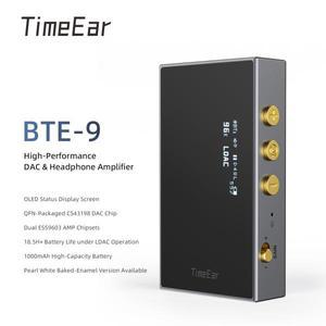 TimeEar BTE-9 블루투스 DAC 헤드폰 앰프 무선 DAP 하이파이 오디오 USB 동글 KZ Moondrop Fiio IEM 이어폰