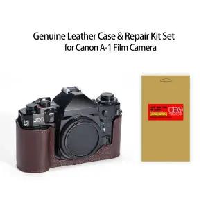 캐논 AE1 A1 AE-1 A-1 케이스 키트 가죽 카메라 하프 케이스 가방 필름 카메라 수리 키트 라이트프루프 씰