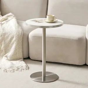 소담갤러리 이리스 원형 사이드 실버 테이블 침대 소파 협탁 카페 보조 미니 티테이블 업소용 미드센츄리 4