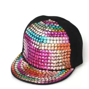 유아 아동 모자 비즈 큐빅 야구모자 자외선차단 7컬러