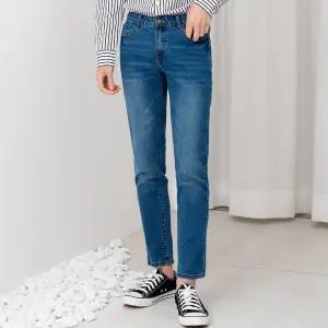 SIN 800-3 남자빅사이즈스판슬림일자블루청바지