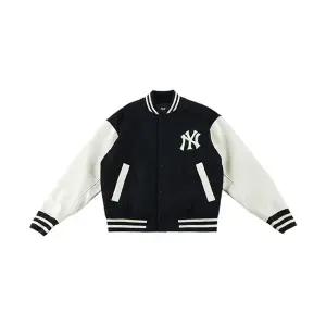 MLB 공용 울 베이직 바시티자켓 3AJPV0141-50BKS