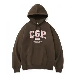 코드그라피 아치 로고 후드티_브라운 410317