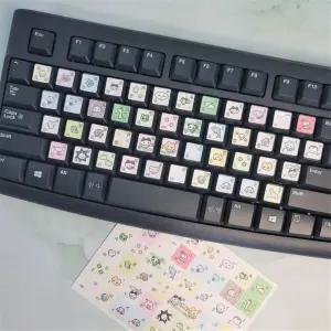 한영 캐릭터 키보드 노트북 스티커 맥북 귀여운 BB0323