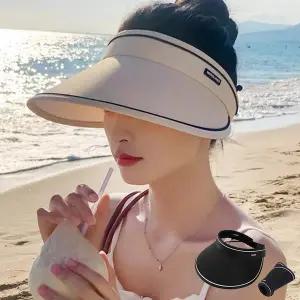 돌돌이모자 테니스 스포츠 골프 바캉스 물놀이 여름 휴대용 자외선 차단 썬캡 썬바이저 모자