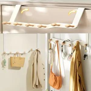 문에거는옷걸이 현관 욕실 문 방문 도어 차키 옷 가방 모자 튼튼한 무타공 후크 걸이 행거