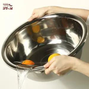 양푼이 스텐 다라이 58cm 43cm 48cm 대야 김장 겉절이 양푼 특대형 대야 스텐 다라이 용 이