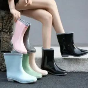 [패션] 여성 패션장화 농사용 장화 레인부츠 여자 미들부츠