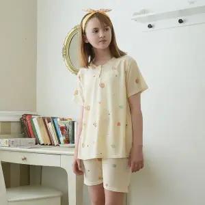 [하프클럽/]주니어릴리즘반팔세트_여_동물원