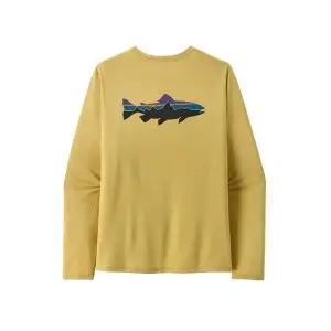 파타고니아 PATAGONIA 멘즈 롱-슬리브드 캐필린 쿨 데일리 셔츠 - 피츠 로이 트라우트 45452R545452R5 1331