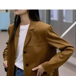 여친 빈티지 오피스룩 재킷 정장 예약가을 스웨이드 코트 DUCHI3