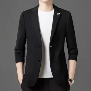 남친 모직 춘추 캐주얼 정장 단서 솔리드 도톰한 블레이저 코트 재킷 MODU3