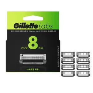 질레트 랩스 면도날 8개입 히티드레이저 호환