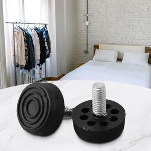 10Pcs 조정 가능한 강철 가구 다리 테이블 의자 소파 레벨러 글라이드 패드 M6 M8 나사 볼트 금속 피트