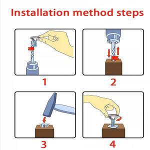 4-16Pcs 나사 M6 M8 테이블 의자 Balck 레벨링 발 패드 가구 다리 충격 방지 보호와 금속 조절 가능한 피