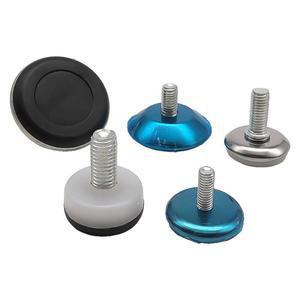스테인레스 스틸/철 조절 가능한 피트 패드 나사 M6 M8 M10 테이블 의자 Balck 레벨링 풋 가구 다리 충격