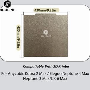 430X430mm PEI PEO 질감의 부드러운 양면 빌드 플레이트 Elegoo Neptune 4 Max Kobra 2