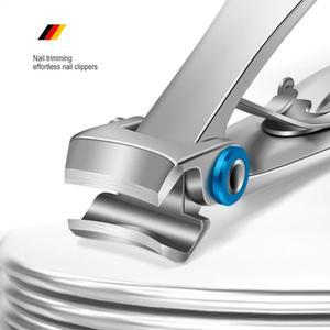 고품질 손톱깎이 스테인레스 스틸 매니큐어 손톱 커터 트리머 가정용 두꺼운 하드 발톱 가위 도구