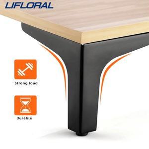 4pcs 금속 가구 다리 블랙 골드 실버 커피 테이블 피트 소파 의자 욕실 캐비닛 교체 하드웨어 10-17cm