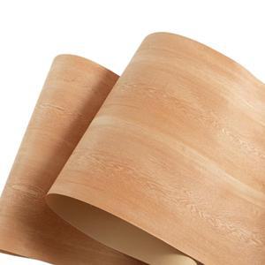 길이:2.5m 너비:580mm 두께:0.25mm 노란색 치킨 윙 우드 베니어 DIY 기타 가구 캐비닛 도어 홈 데코 적합