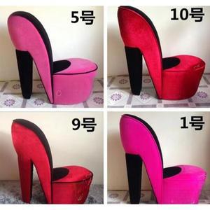 현대적인 창의적 디자인의 하이힐 모양 가구 라운지 의자