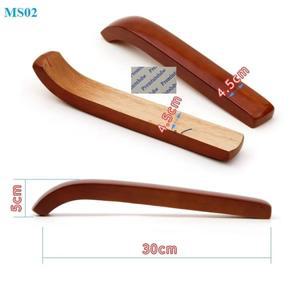 단단한 나무 시트 소파 의자 핸드 레스트 교체, 손바닥 L 곡선 모양, 1 쌍