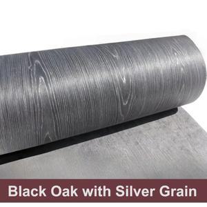 58x250cm 블랙 오크 실버 그레인 우드 베니어, 가구 캐비닛 리노베이션 장식 인테리어 디자인 프로젝트용