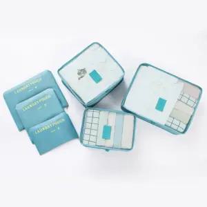 (KC인증)캠핑 여행용 캐리어 파우치 6종세트 DD-10130 qzG7+6JRi