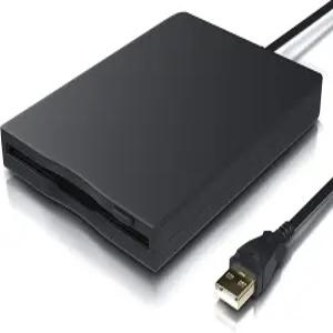 YEY USB 플로피 드라이브 디스크 리더 3.5인치 외장 휴대용 1.44MB FDD(Windows XP/7/8/10/11 PC 노트북