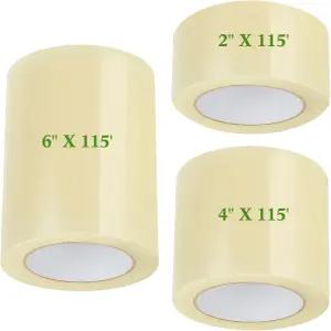 프렌다 3롤 6.3백만 온실 수리 테이프 2인치/4인치/6인치 x 115인치 헤비 듀티 자외선 차단 투명 시트 커버