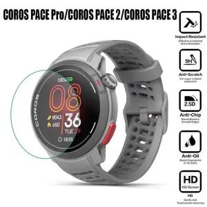 Coros Pace 2 3 PRO Smartwatch 9H 강화 유리 스크린 보호 필름 스크래치 방지 용 2/5PCS 2.5D HD 투명