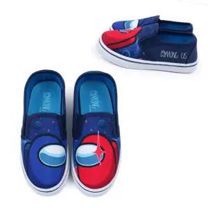 블루 캐릭터 아동운동화 단화 어몽어스 스카이 슬립온