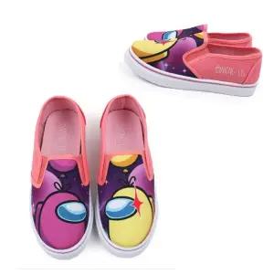 핑크 캐릭터 아동운동화 단화 어몽어스 플라잉 슬립온