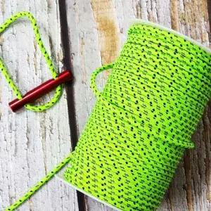 야광로프 50M 고정 캠핑 로프 텐트 타프 밧줄 4mm 야광로프