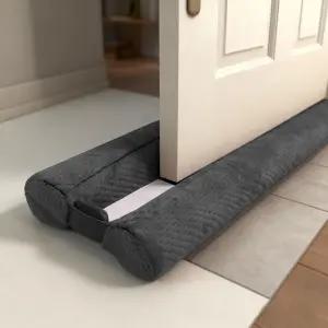 도어 드래프트 스토퍼 아래 스윕 웨더 스트리핑 양면 방풍 씰 소음 차단기 윈도우 브리즈 30인치에서