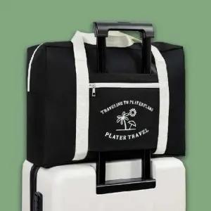 여행 용 캐리어 위 보스턴 백 보조 짐 옷 가방 블랙