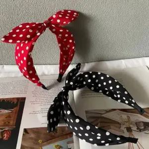 [신상오픈런]리본머리띠 도트 땡땡이 휴양 꼬임 반다나 헤어밴드 (30366861)