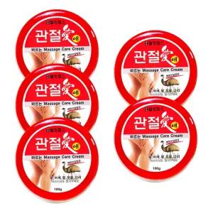 웰빙헬스 관절애 바르는 마사지 크림 100g 5개