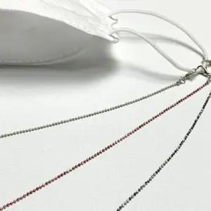 패션마스크끈 1P 비즈 목걸이끈 컬러 마스크 스트랩 HaP1+7gCw