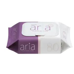 SJ 아리아 물티슈 캡형 엠보싱 80매 225g 10개